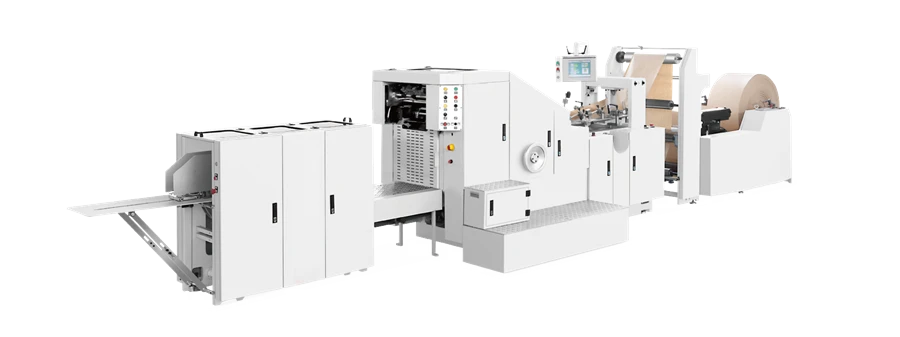 190-Automatic High Speed Square Bottom Paper Bag Machine